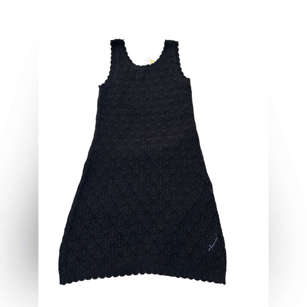 Art Class Black Knit Kids swim cover up size XXL (16/18)